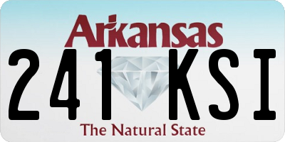 AR license plate 241KSI
