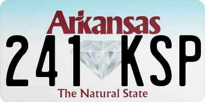 AR license plate 241KSP