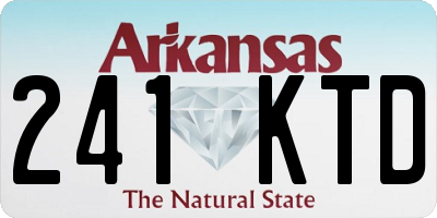AR license plate 241KTD