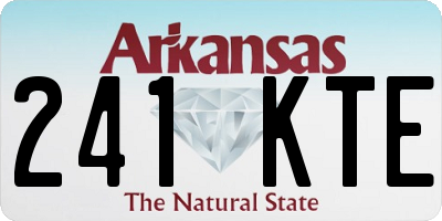 AR license plate 241KTE