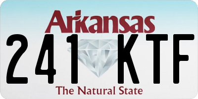 AR license plate 241KTF