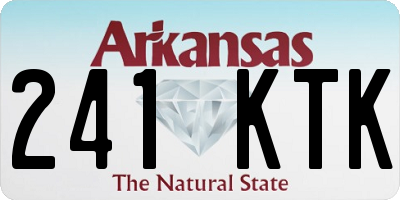 AR license plate 241KTK