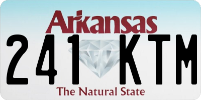 AR license plate 241KTM