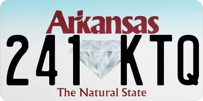 AR license plate 241KTQ