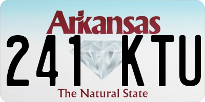 AR license plate 241KTU