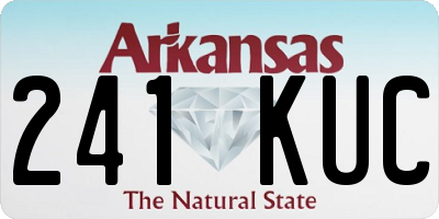 AR license plate 241KUC