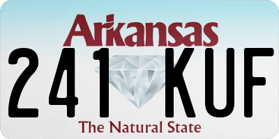 AR license plate 241KUF