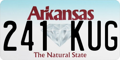 AR license plate 241KUG