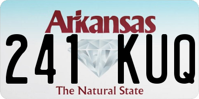 AR license plate 241KUQ