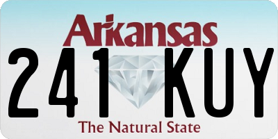 AR license plate 241KUY