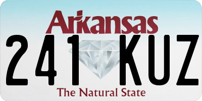 AR license plate 241KUZ