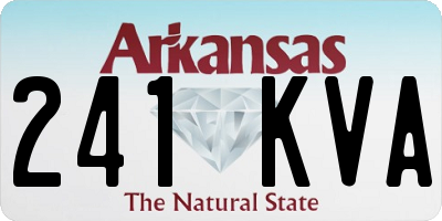 AR license plate 241KVA