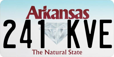 AR license plate 241KVE