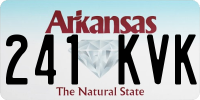 AR license plate 241KVK