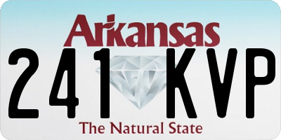 AR license plate 241KVP