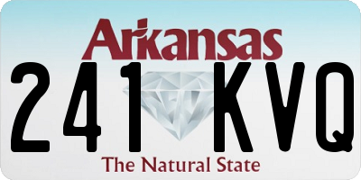 AR license plate 241KVQ