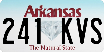 AR license plate 241KVS