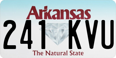 AR license plate 241KVU