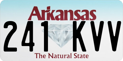 AR license plate 241KVV