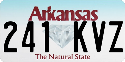 AR license plate 241KVZ