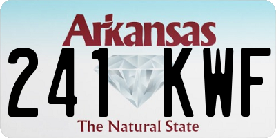 AR license plate 241KWF