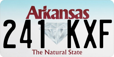 AR license plate 241KXF