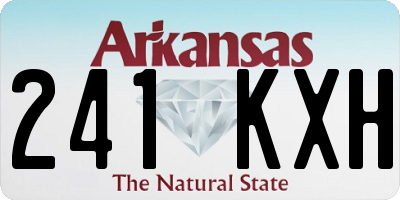 AR license plate 241KXH