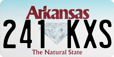 AR license plate 241KXS
