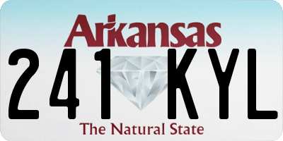 AR license plate 241KYL