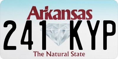 AR license plate 241KYP