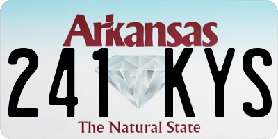AR license plate 241KYS