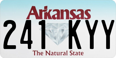 AR license plate 241KYY