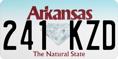 AR license plate 241KZD