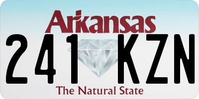 AR license plate 241KZN