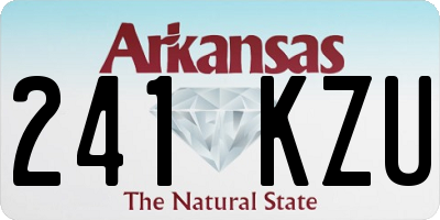 AR license plate 241KZU