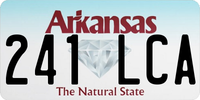 AR license plate 241LCA