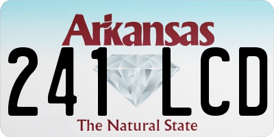 AR license plate 241LCD