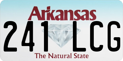 AR license plate 241LCG
