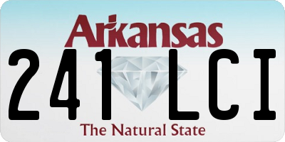 AR license plate 241LCI