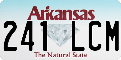 AR license plate 241LCM