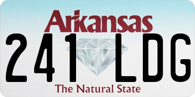 AR license plate 241LDG