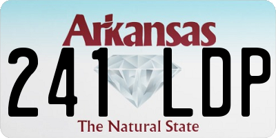 AR license plate 241LDP
