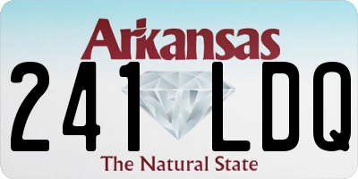 AR license plate 241LDQ