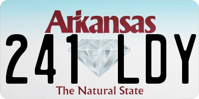 AR license plate 241LDY