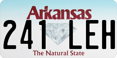 AR license plate 241LEH