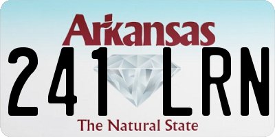 AR license plate 241LRN