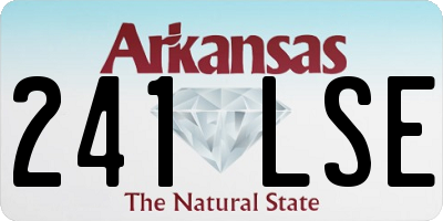 AR license plate 241LSE