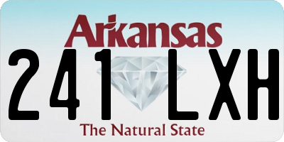 AR license plate 241LXH