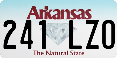 AR license plate 241LZO