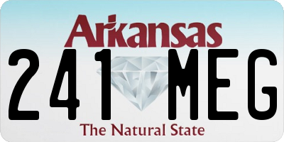 AR license plate 241MEG
